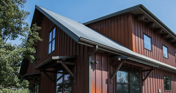 Gutter and Metal Roof